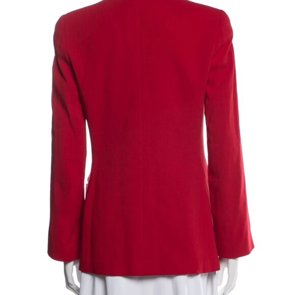 Giorgio Armani Red Blazer Size 4 - Picture 2 of 11